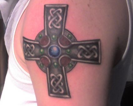 Celtic Cross Tattoos Design